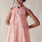 Dusted Pink Batik Sleeveless Dress