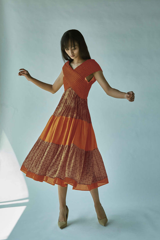 Criss Cross Yoke Dress