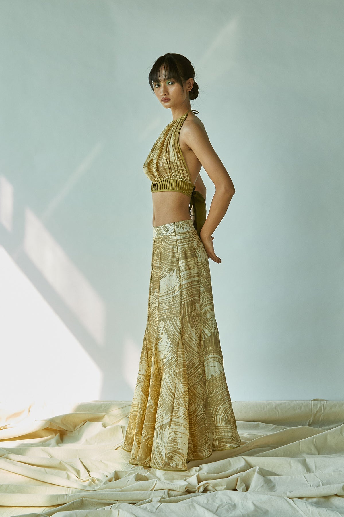Batik Mermaid Skirt In Cotton