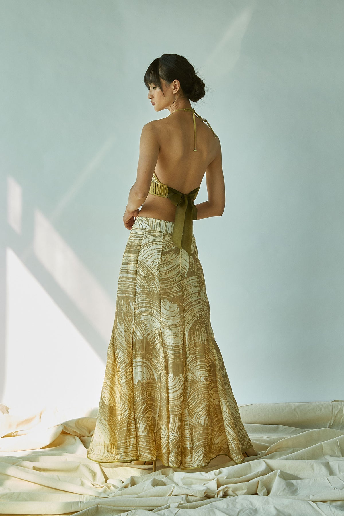 Batik Mermaid Skirt In Cotton