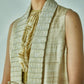 Sleeveless Khadi Tassar Silk Jacket