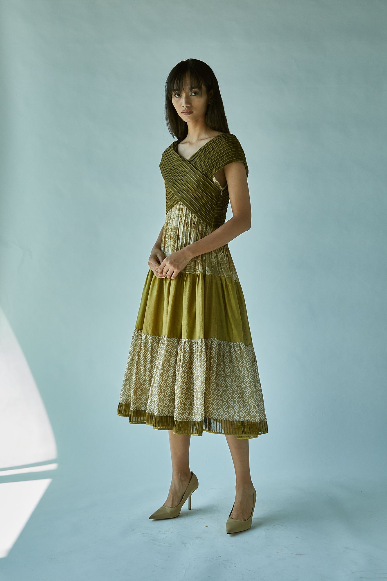 Criss Cross Yoke Dress