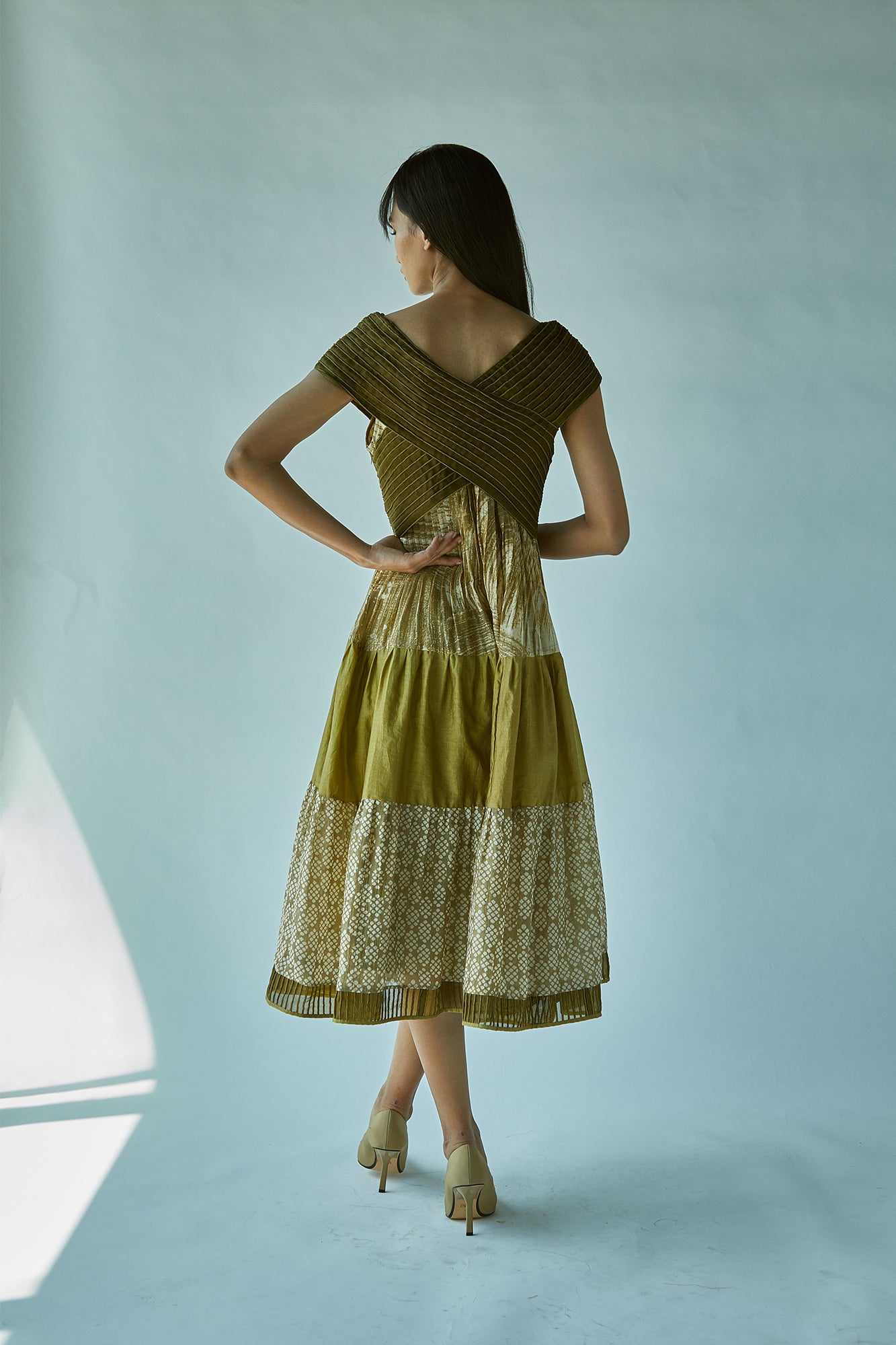 Criss Cross Yoke Dress