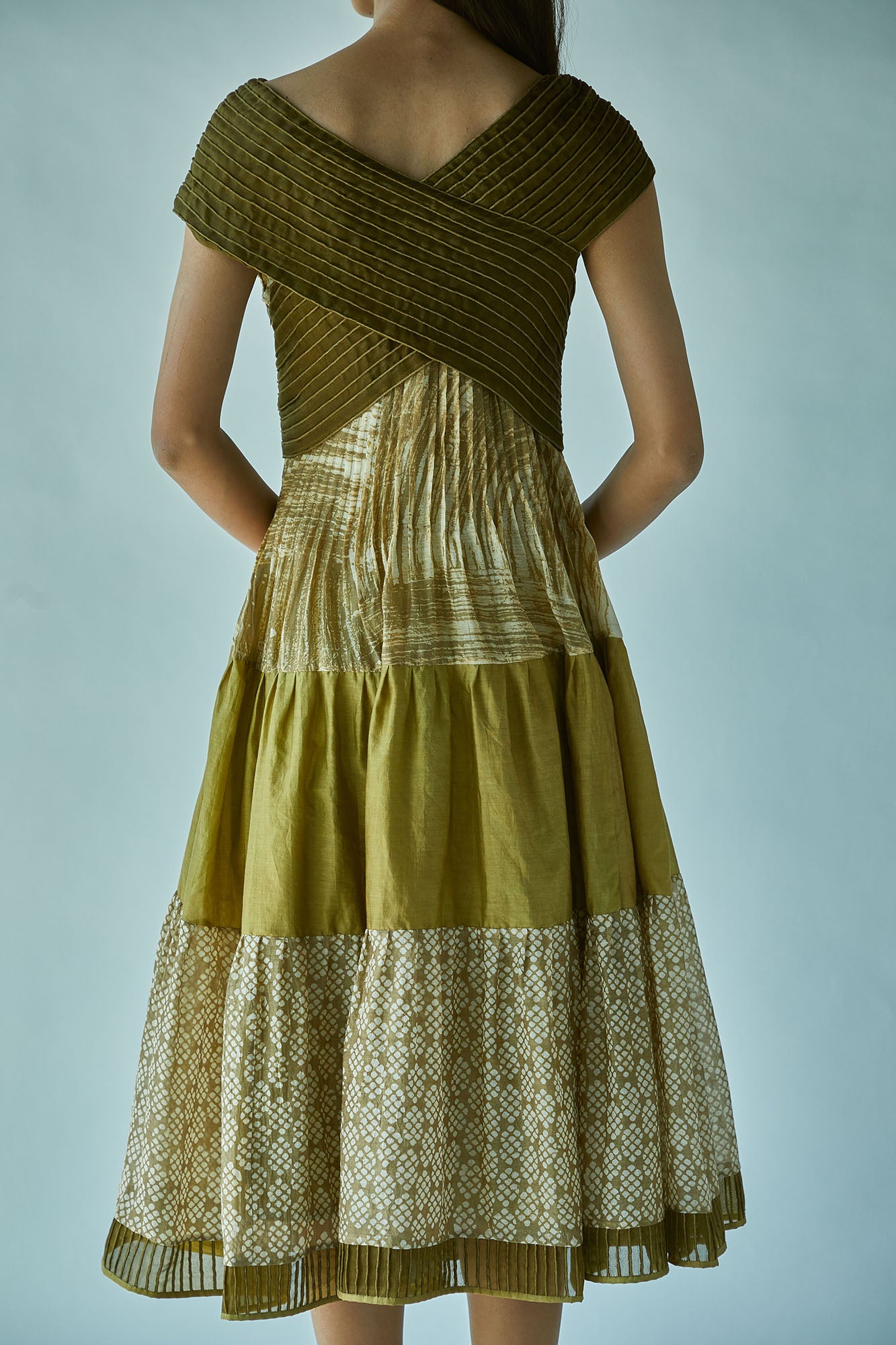 Criss Cross Yoke Dress