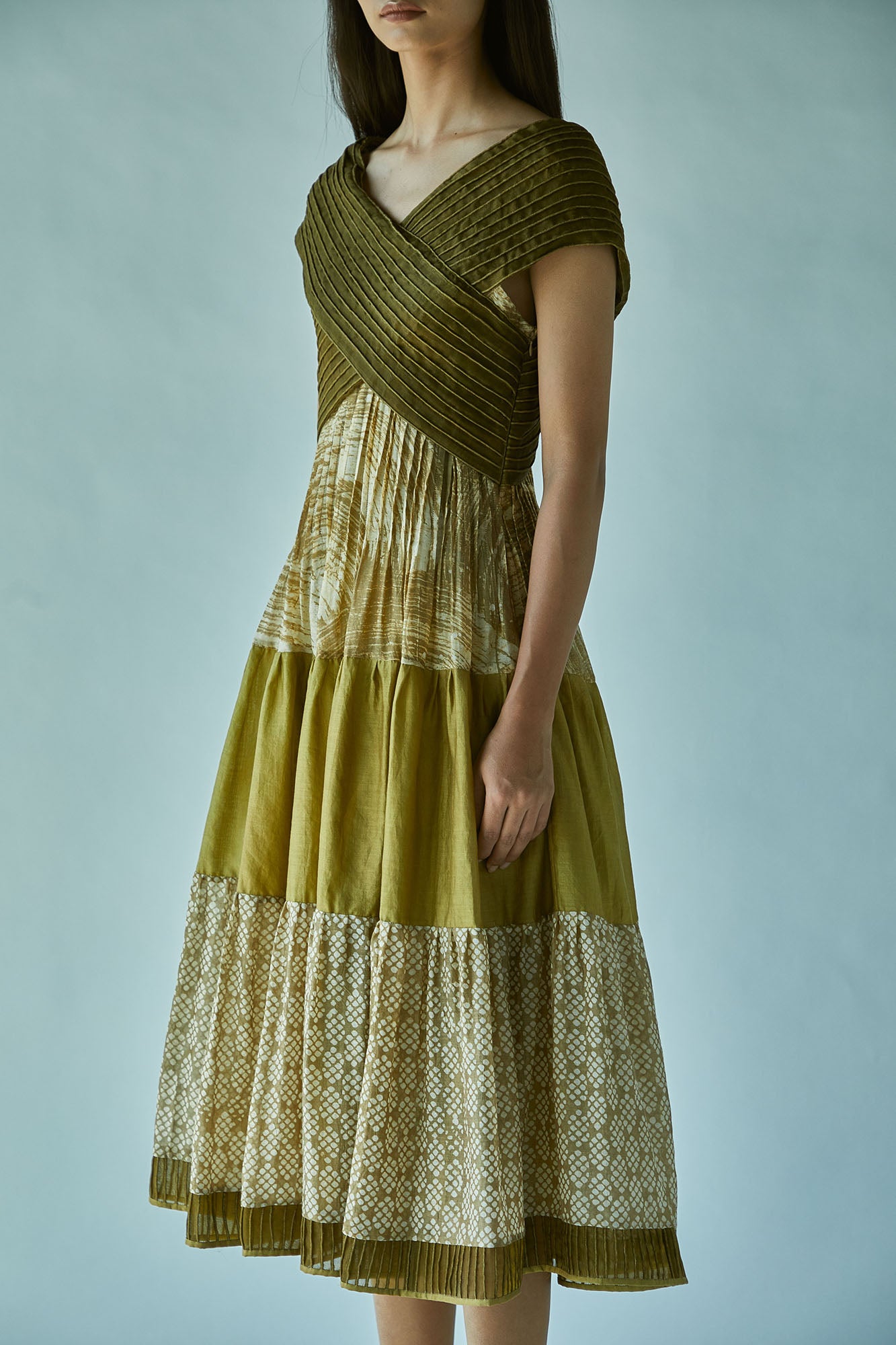 Criss Cross Yoke Dress