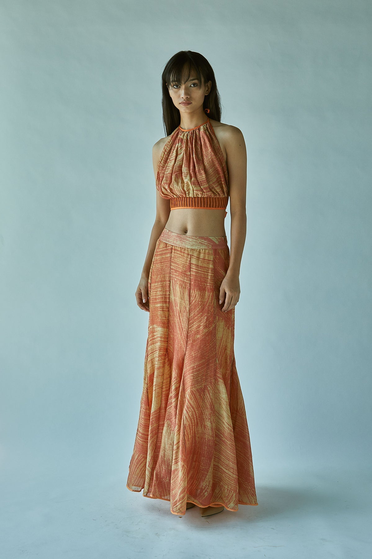 Batik Mermaid Skirt In Cotton
