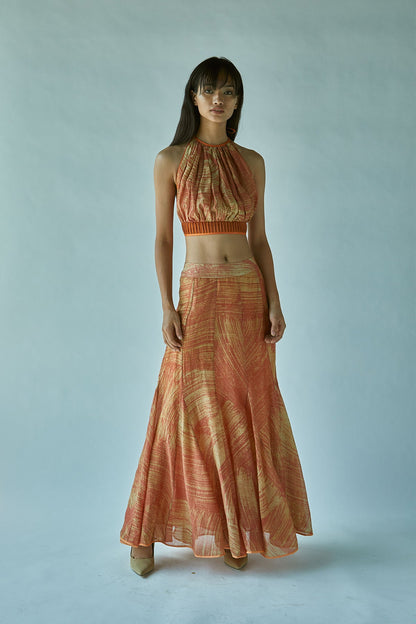 Batik Mermaid Skirt In Cotton