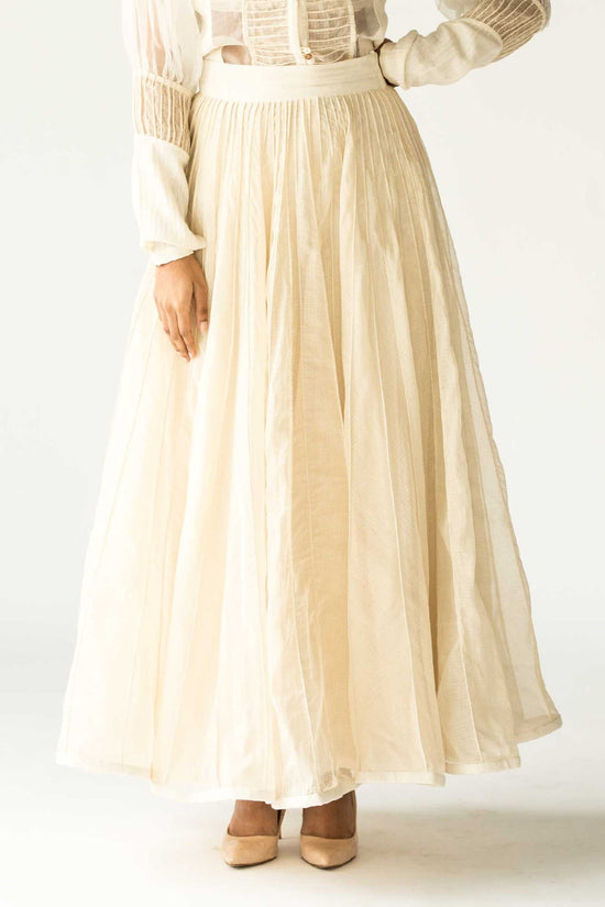 Maxi Skirt In Doria And Cotton
