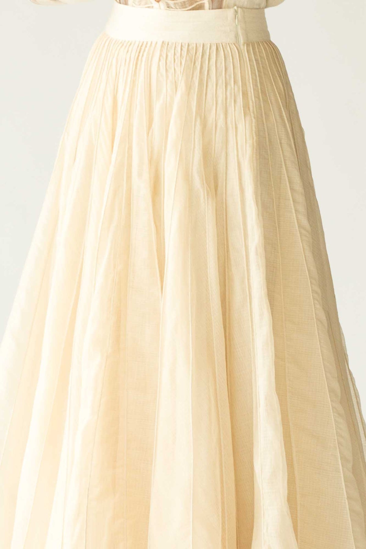 Maxi Skirt In Doria And Cotton